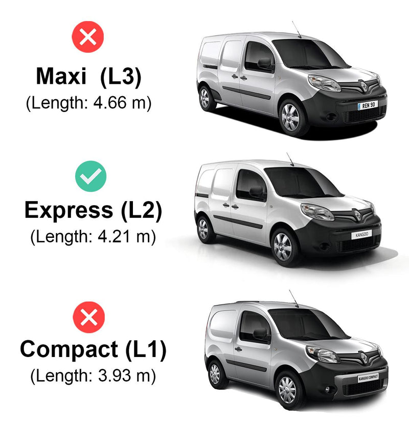 Renault Kangoo (2008-2021) - Rhino Kammrack Roof Rack