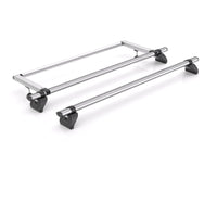 VW Transporter Roof Rack For T5/T6 Barn Doors Models 2x Roof Bars Rhino Fleet