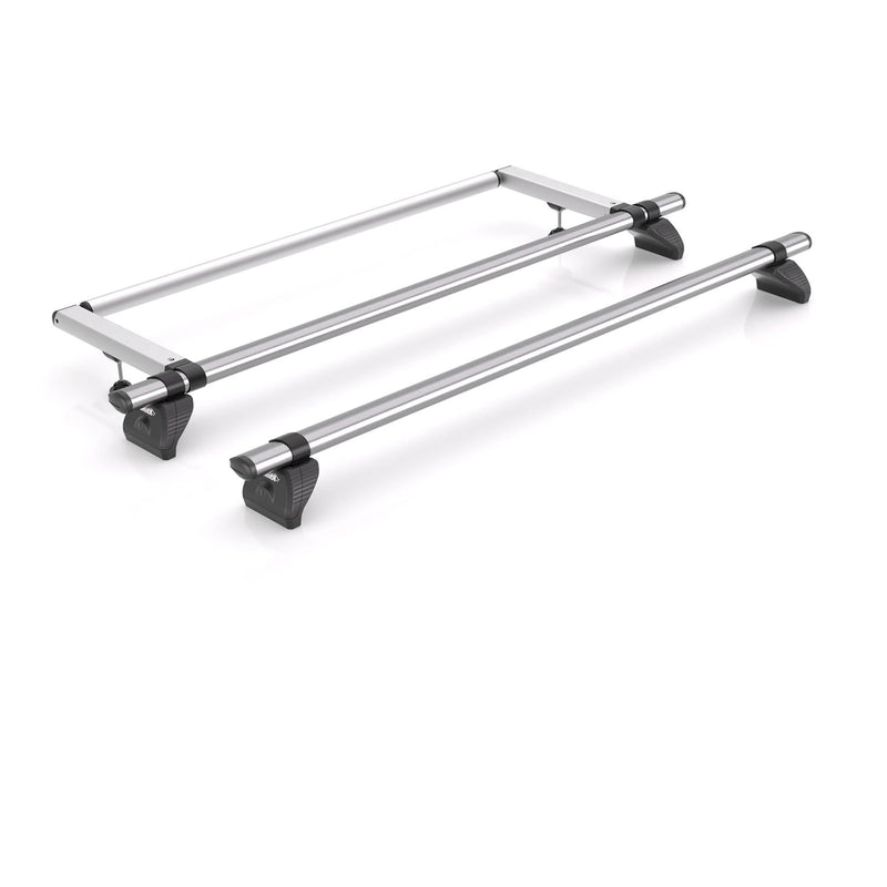 VW Transporter Roof Rack For T5/T6 Barn Doors Models 2x Roof Bars Rhino Fleet