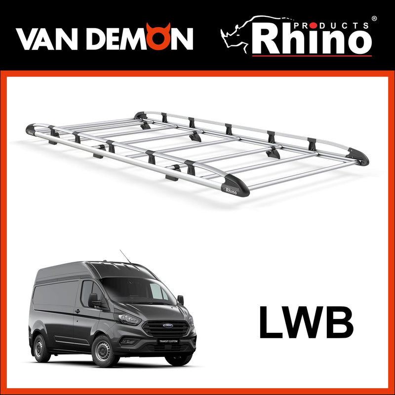 Rhino Aluminium Rack K620 for Ford Transit Custom 2013-2024
