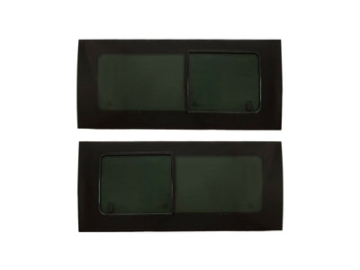 Ford Transit (2000-2014) Driver and Passenger Side Opening Window Privacy Camper Glass MWB