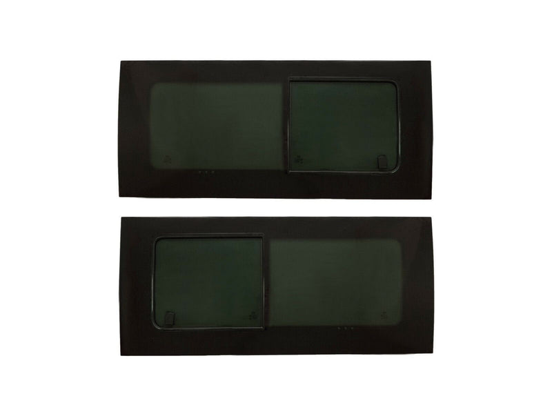 Ford Transit (2000-2014) Driver and Passenger Side Opening Window Privacy Camper Glass MWB