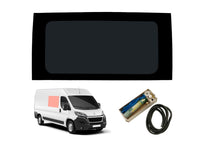 Peugeot Boxer (2006-) Driver Side Fixed Window Privacy Camper Glass with Fitting Kit
