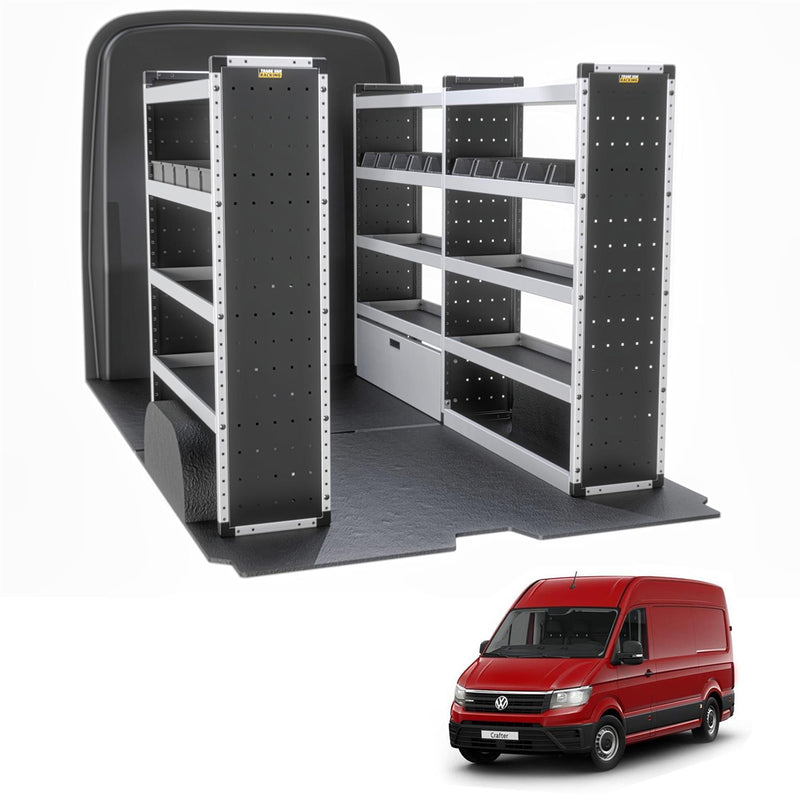VW Crafter Van Guard Racking - Driver + Passenger Side [Silver Pack]