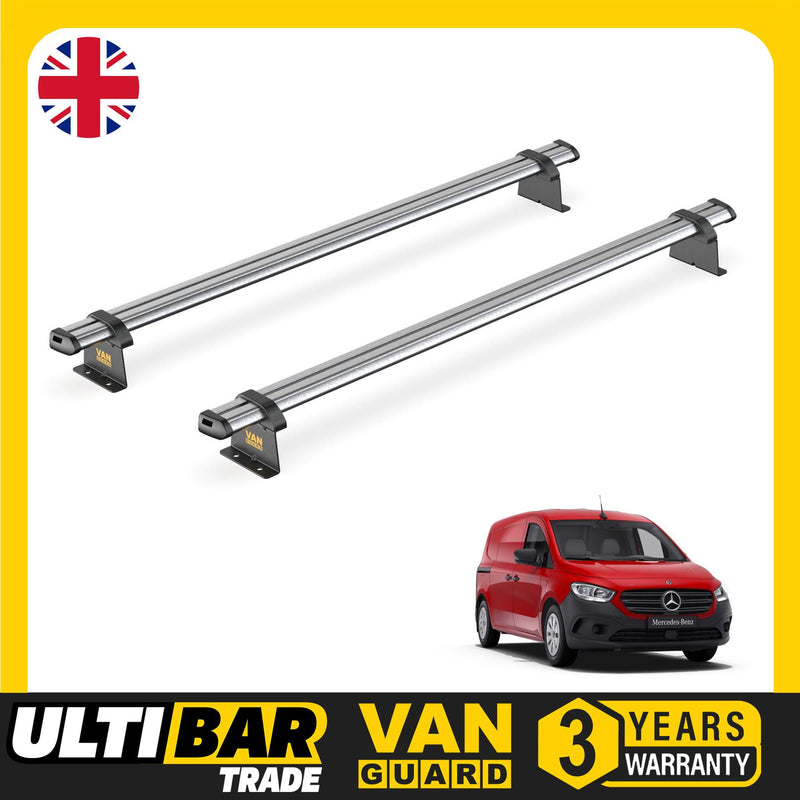 Van Guard Ulti Bar Trade 2 Bars Roof Rack For The Mercedes Citan 2022+