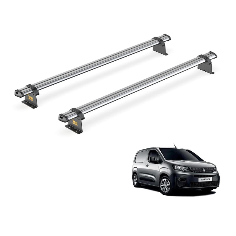 Peugeot Partner (2018-) - 2 Van Guard Ultibar Trade Roof Bars