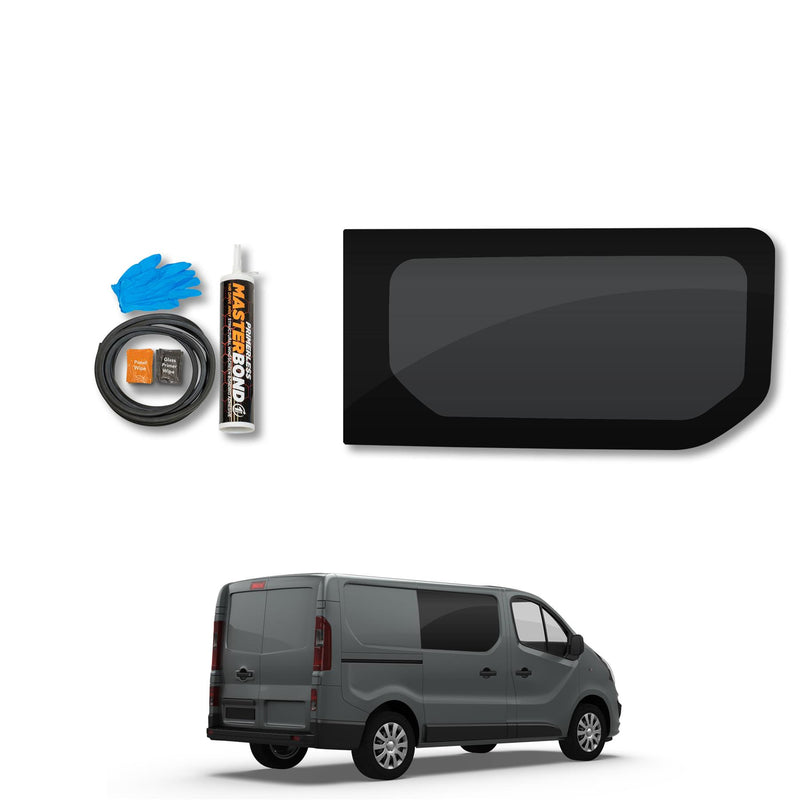 Fiat Talento (2016-2020) Driver Side Fixed Window Privacy Camper Glass with Fitting Kit
