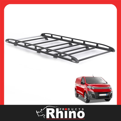 Peugeot Expert (2016-) - Rhino KammRack Black Roof Rack
