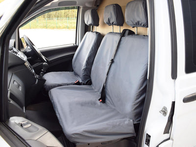 Mercedes Vito (2003-2014) - Tailored Front Row Seat Covers in Grey (1+2)