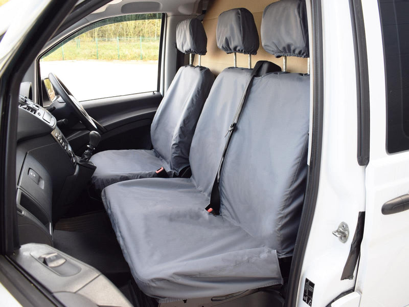 Mercedes Vito (2003-2014) - Tailored Front Row Seat Covers in Grey (1+2)