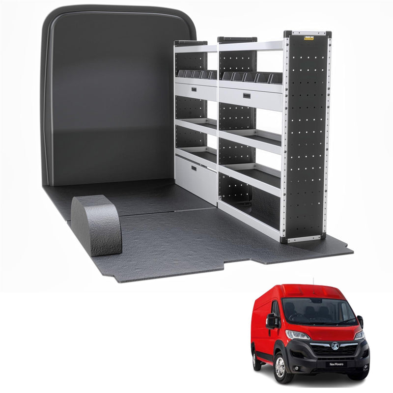 Vauxhall Movano Van Guard Racking - Driver Side [Gold Pack]