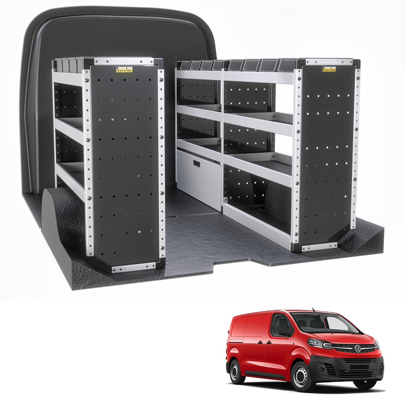 Vauxhall Vivaro Van Guard Racking - Driver + Passenger Side [Silver Pack]
