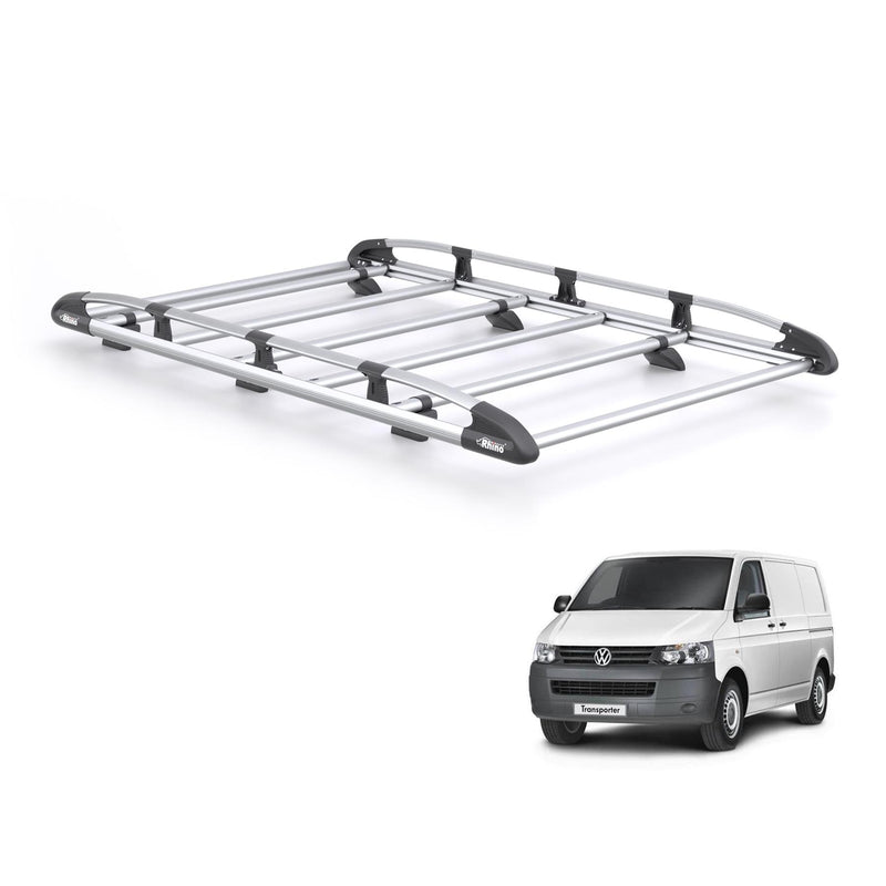 VW Transporter Roof Rack for 2003-2015 SWB [Tailgate] Rhino KammRack