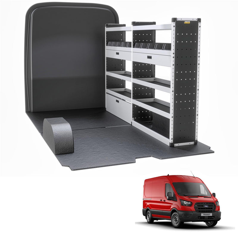 Ford Transit Van Guard Racking - Driver Side [Gold Pack]