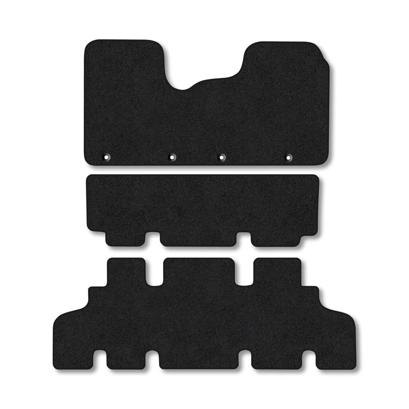 Vauxhall Vivaro 2014-2018 Carpet Floor Mats [factory Minibus model]