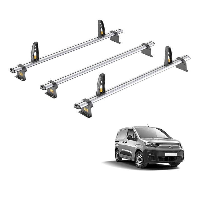Van Guard Ulti Bar+ 3 Bars Roof Rack For The Fiat Doblo 2022+