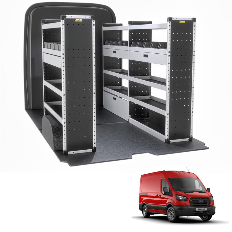 Ford Transit Van Guard Racking - Driver + Passenger Side [Gold Pack]
