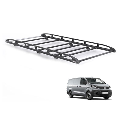 Fiat Scudo (2022 onwards) - Rhino KammRack Black Roof Rack