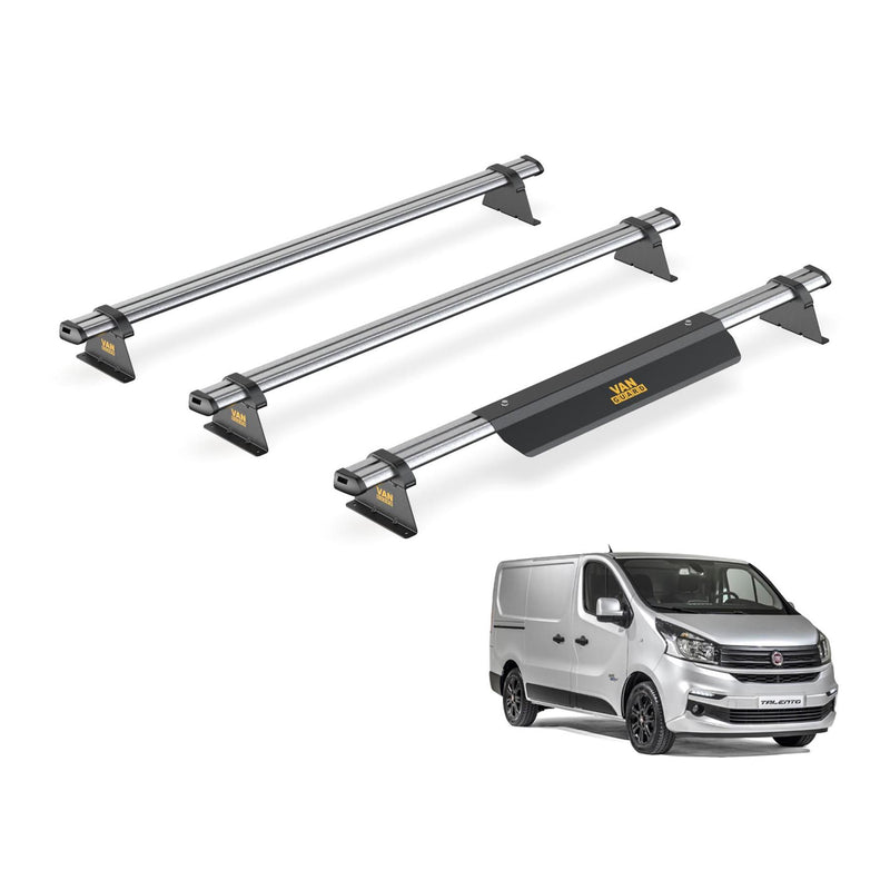 Fiat Talento (2016-2020) - 3 Van Guard Ultibar Trade Roof Bars