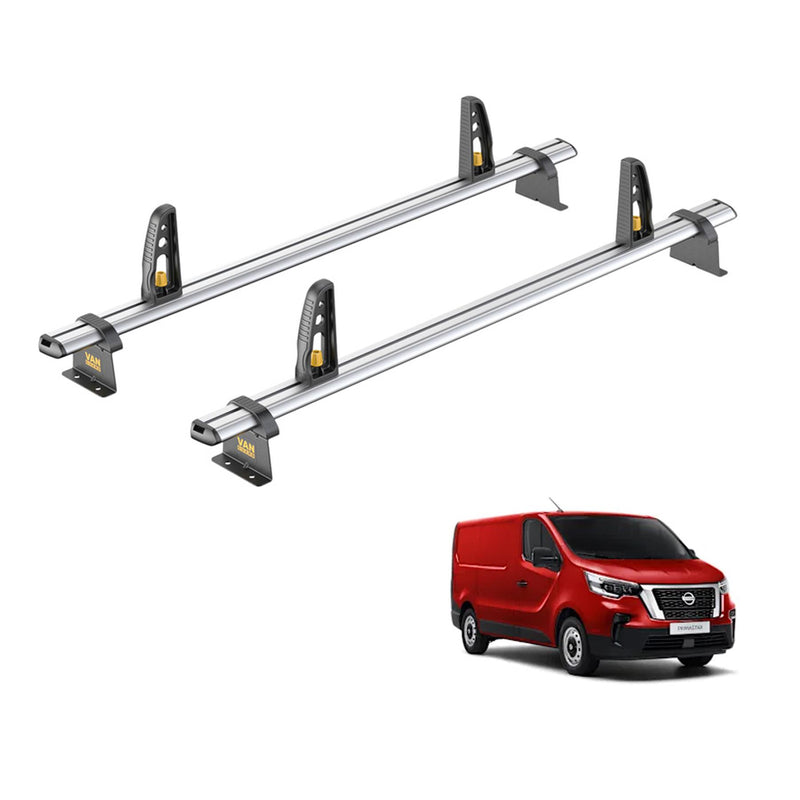 Van Guard Ulti Bar+ 2 Bars Roof Rack For The Nissan Primastar 2022+ H1