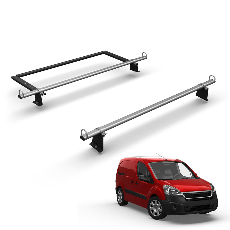 Peugeot Partner (2008-2018) - 2 Roof Bars & Roller