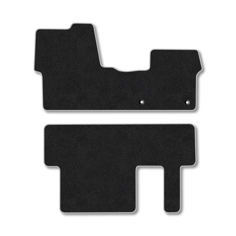 Vauxhall Vivaro Life (2019- ) Carpet Floor Mat Grey Trim