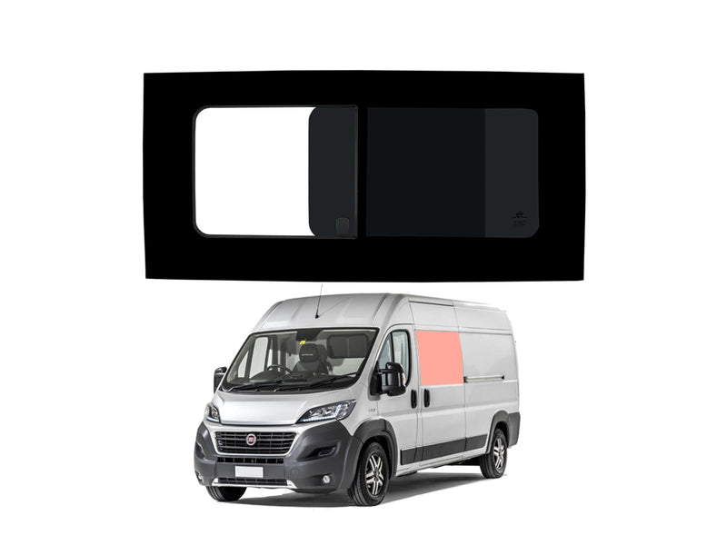 Fiat Ducato (2006-) Passenger Side Opening Window Privacy Camper Glass