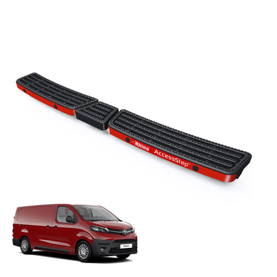 Toyota ProAce (2016-2024) Black Triple AccessStep - With Reverse Sensors