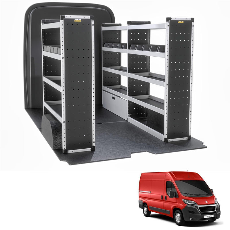 Peugeot Boxer Van Guard Racking - Driver + Passenger Side [Silver Pack]