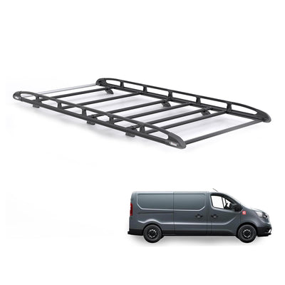 Renault Trafic (2014 onwards) - Rhino KammRack Black Roof Rack
