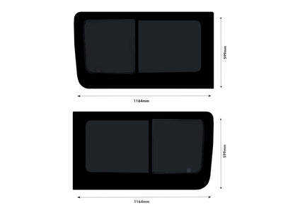VD Glass - Volkswagen Crafter 2006-2017  Lh Side Open + Rh Side Open Tint Kit