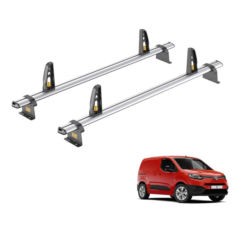 Van Guard Ulti Bar+ 2 Bars Roof Rack For The Toyota Proace City 2020+