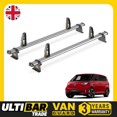 Van Guard Ulti Bar Trade + Loadstops 2 Bars Roof Rack For The VW Id Buzz 2022+