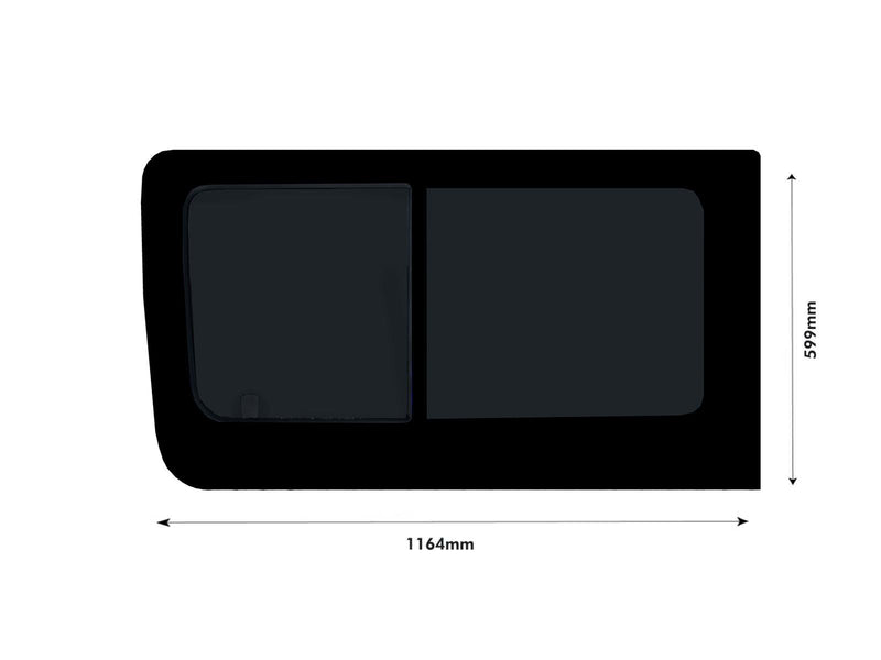 VD Glass - Mercedes Sprinter 2006- Lh Side Open Tint