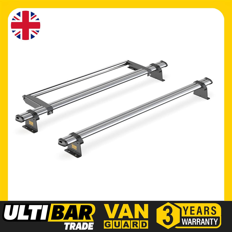 Fiat Talento (2016-2020) - 2 Van Guard Ultibar Trade Roof Bars + Roller