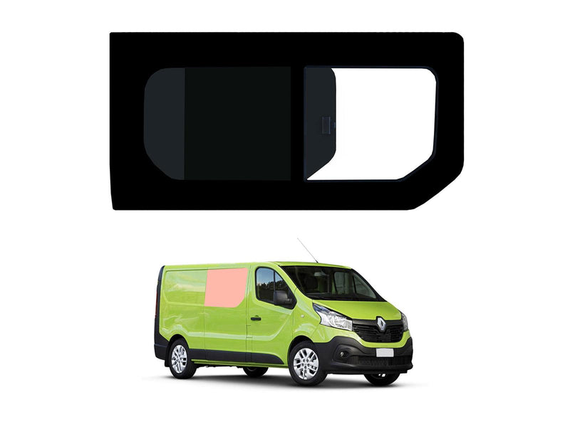 Renault Trafic (2014-) Driver Side Opening Window Privacy Camper Glass