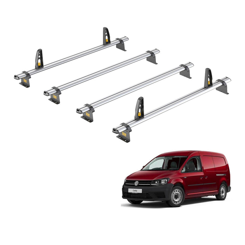 VW Caddy (2015-2020) - 4 Van Guard Ulti Roof Bars