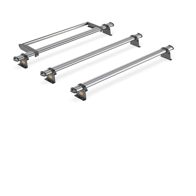 Ford Transit (2024-) Custom - 3 Van Guard UltiBar Trade Roof Bars + Roller