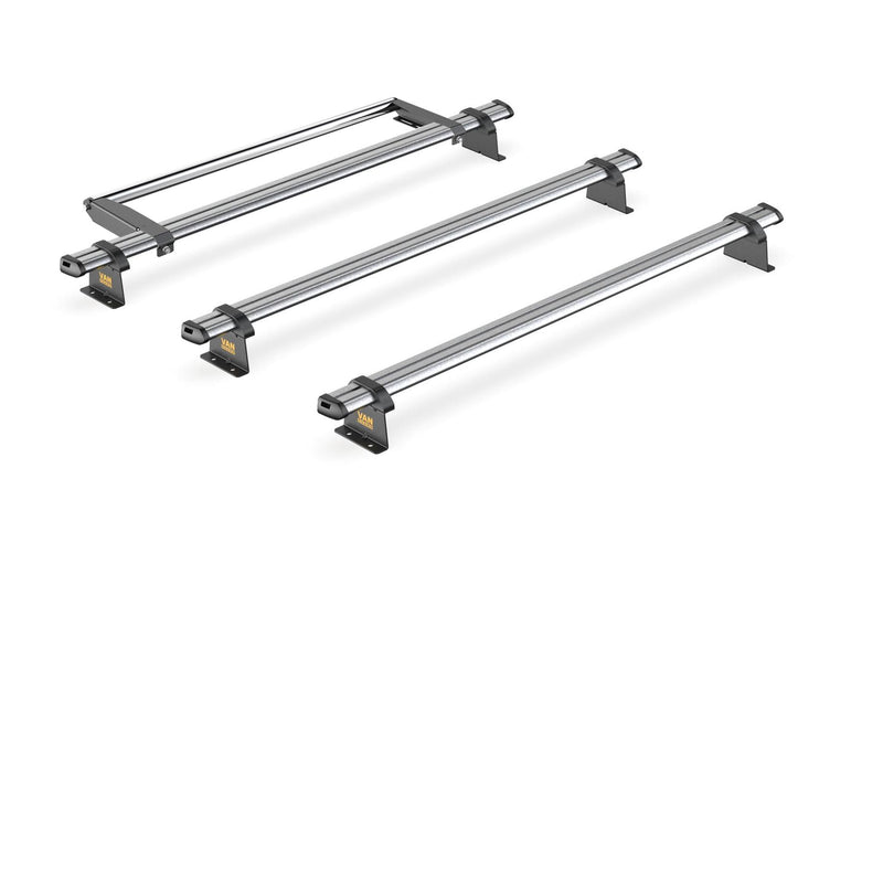 Ford Transit (2024-) Custom - 3 Van Guard UltiBar Trade Roof Bars + Roller