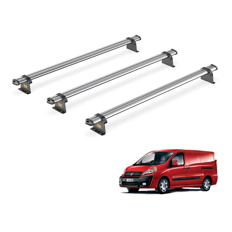 Fiat Scudo (2007-2016) - 3 Van Guard Ultibar Trade Roof Bars