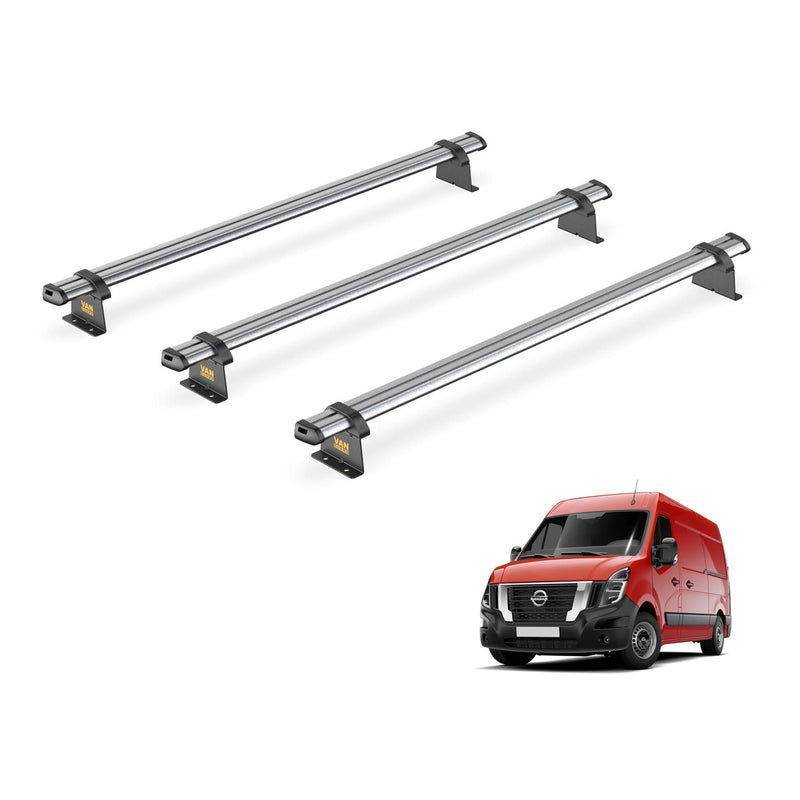 Van Guard Ulti Bar Trade 3 Bars Roof Rack For The Nissan Interstar 2022+