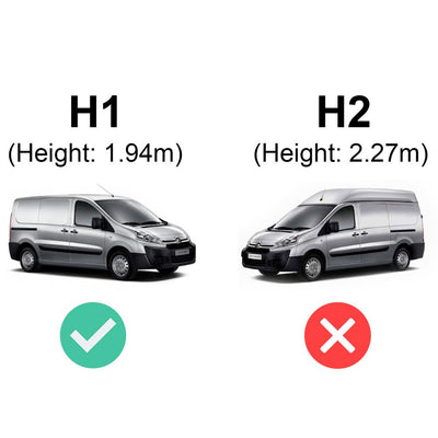 Citroen Dispatch - 3 Rhino Kammbar Pro Roof Bars (Aluminium)
