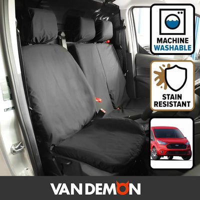 Seat Covers Black for Ford Transit Connect (2013-2023)