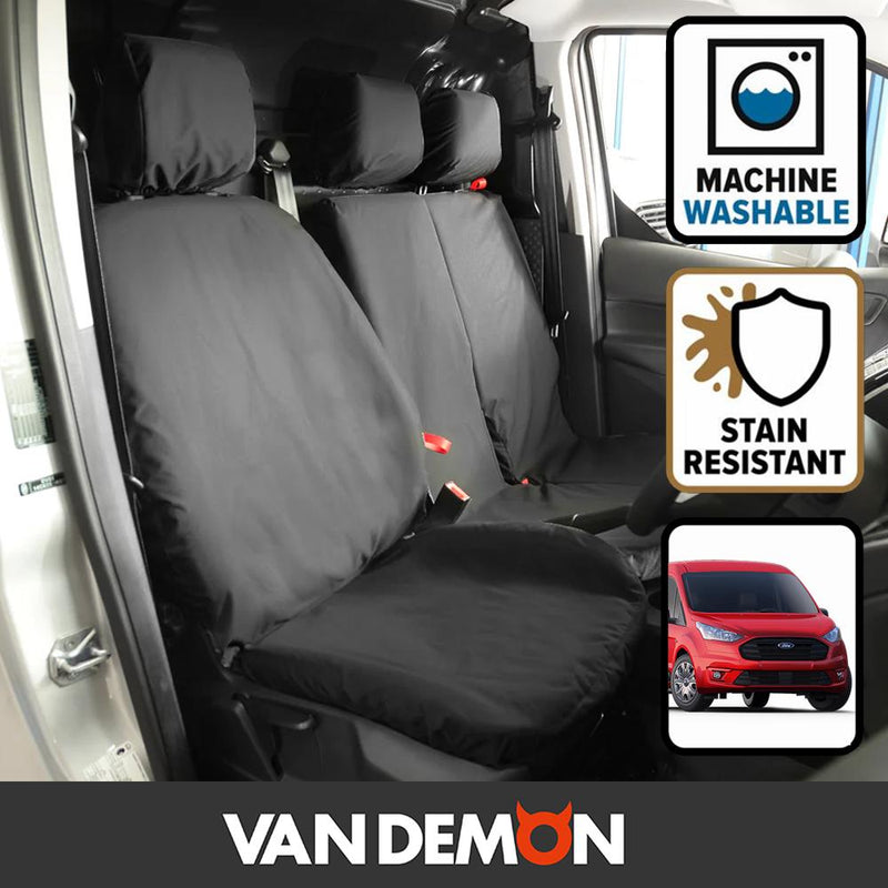 Seat Covers Black for Ford Transit Connect (2013-2023)