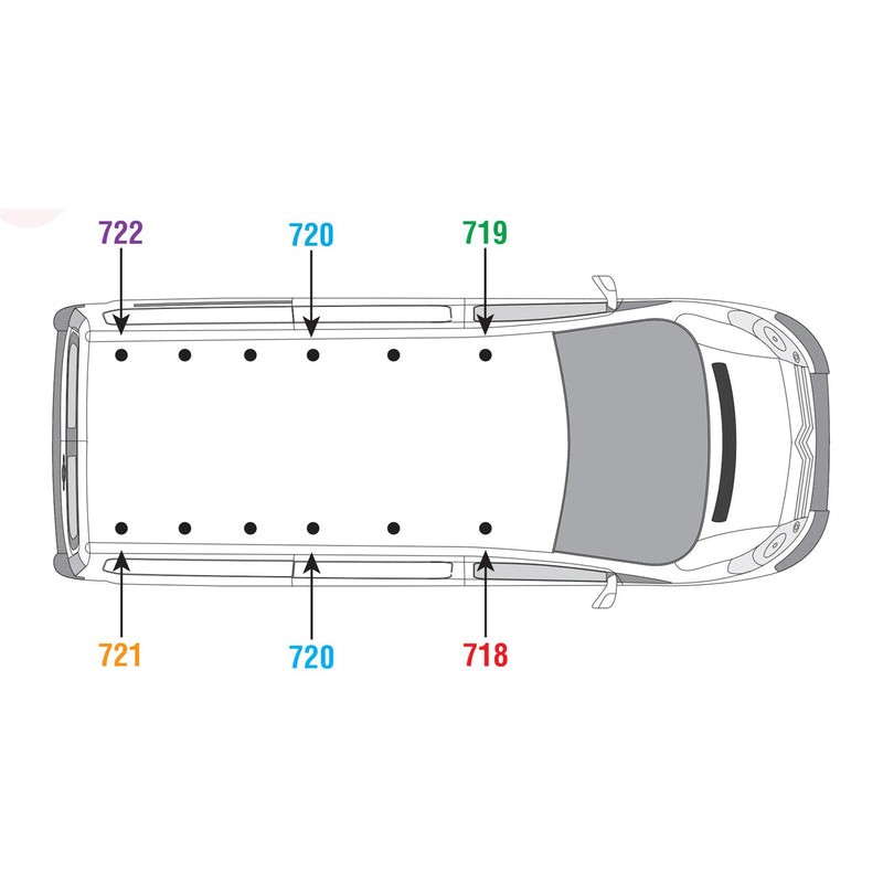 Toyota ProAce (2013-2016) - Van Guard Ulti Roof Rack