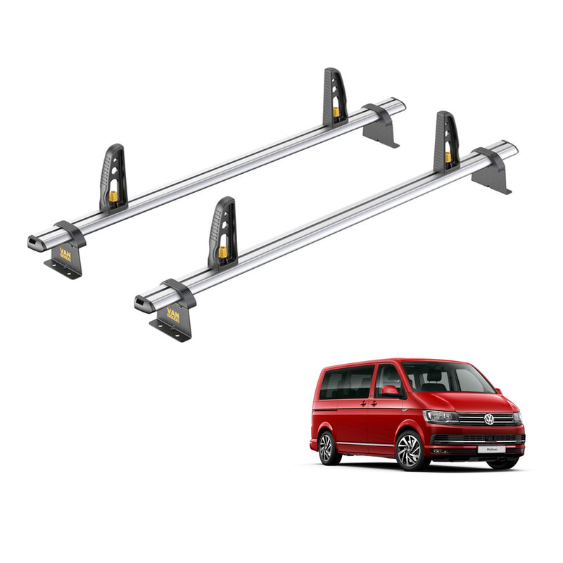 VW Transporter (2003-2015) - 2 Van Guard Ultibar Plus Roof Bars