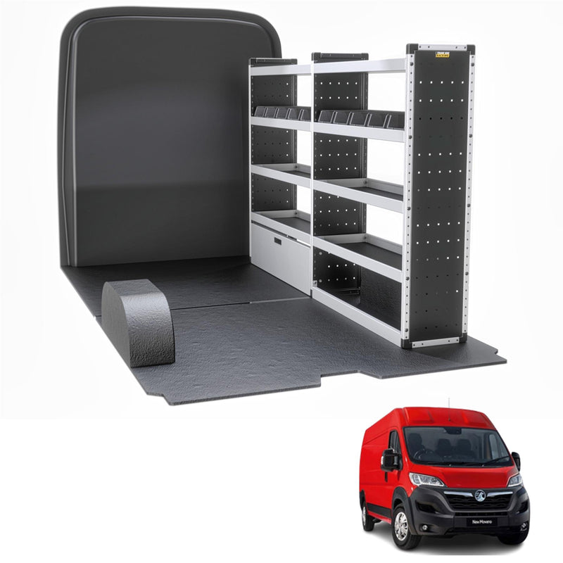 Vauxhall Movano Van Guard Racking - Driver Side [Silver Pack]