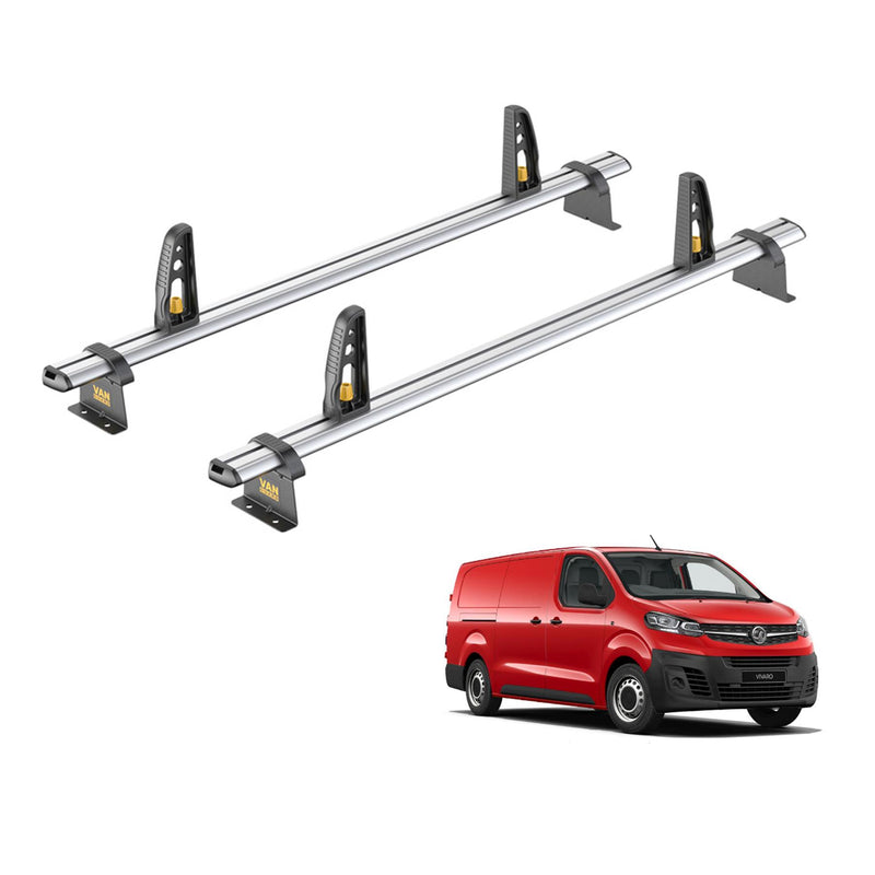 Vauxhall Vivaro (2019-) - 2 Van Guard Ultibar Plus Roof Bars