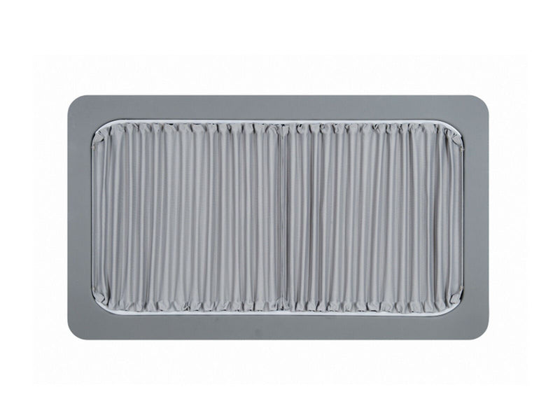 VW Transporter (T6 2015-) - Left Sliding Door Grey Curtain Kit