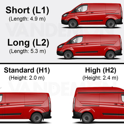 Van Guard 6-Step Rear Door ULTILadder for Ford Transit (2000-2014) [H2]